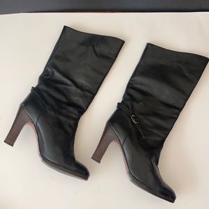 Black Leather Boots made in Argentina